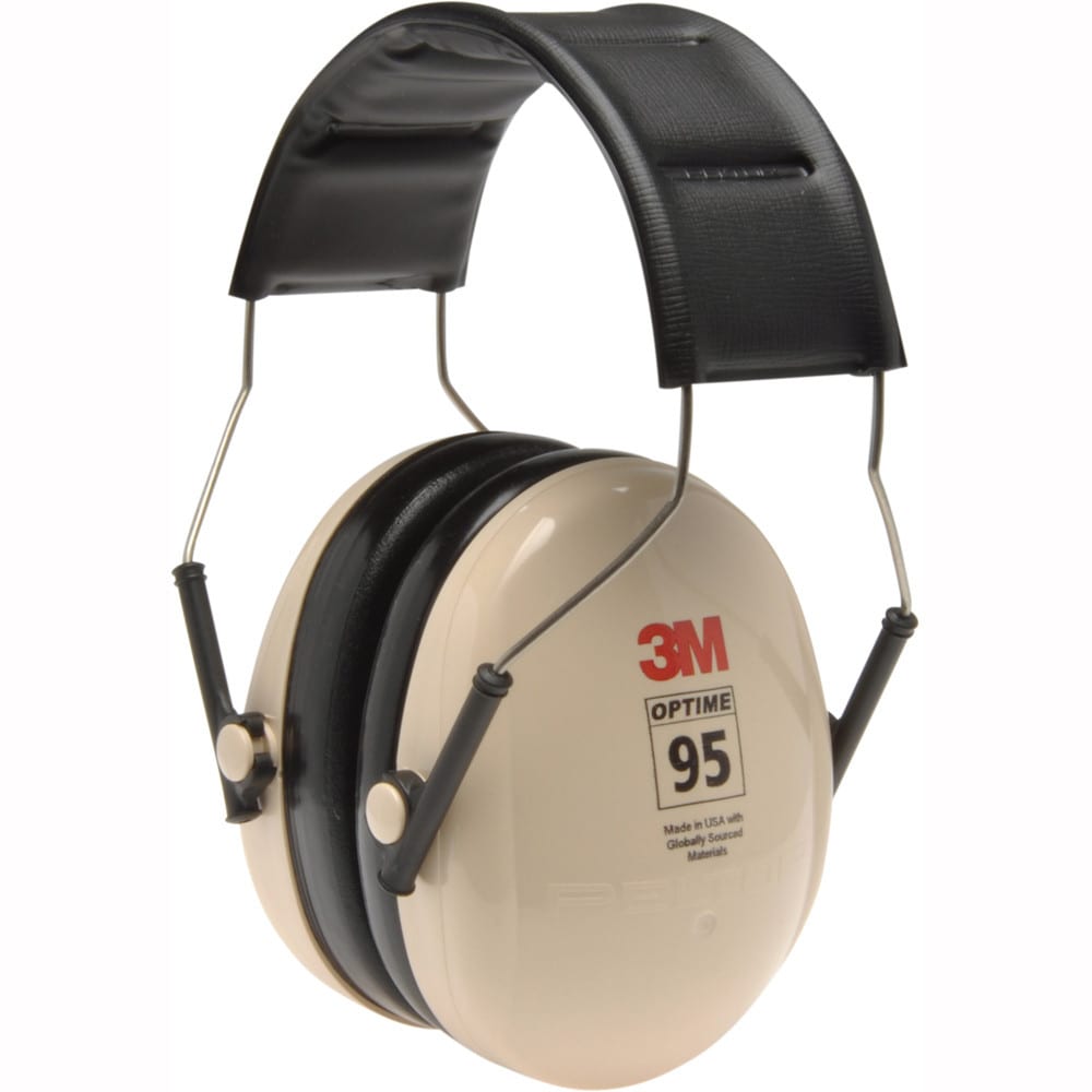 3M H6A/V Optime 95 Over-the-Head Earmuffs low-profile ear cups noise  levels up to 95dBA RS