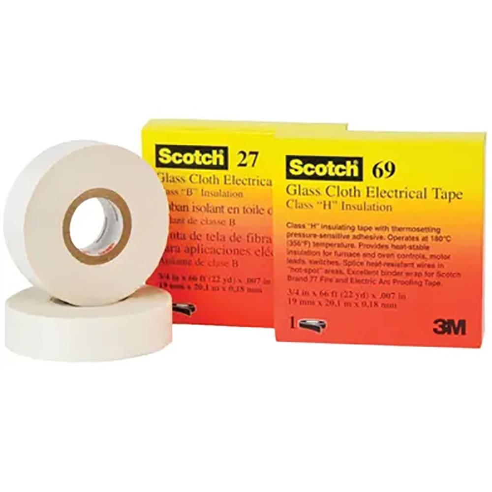 3M Scotch Glass Cloth Electrical Tape:Facility Safety and Maintenance:Tapes