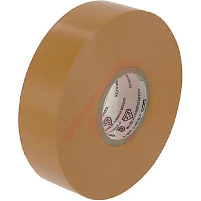 Orange, Colored Electrical Tape - PVC Vinyl Plastic (3/4 Inch x 66 Feet)