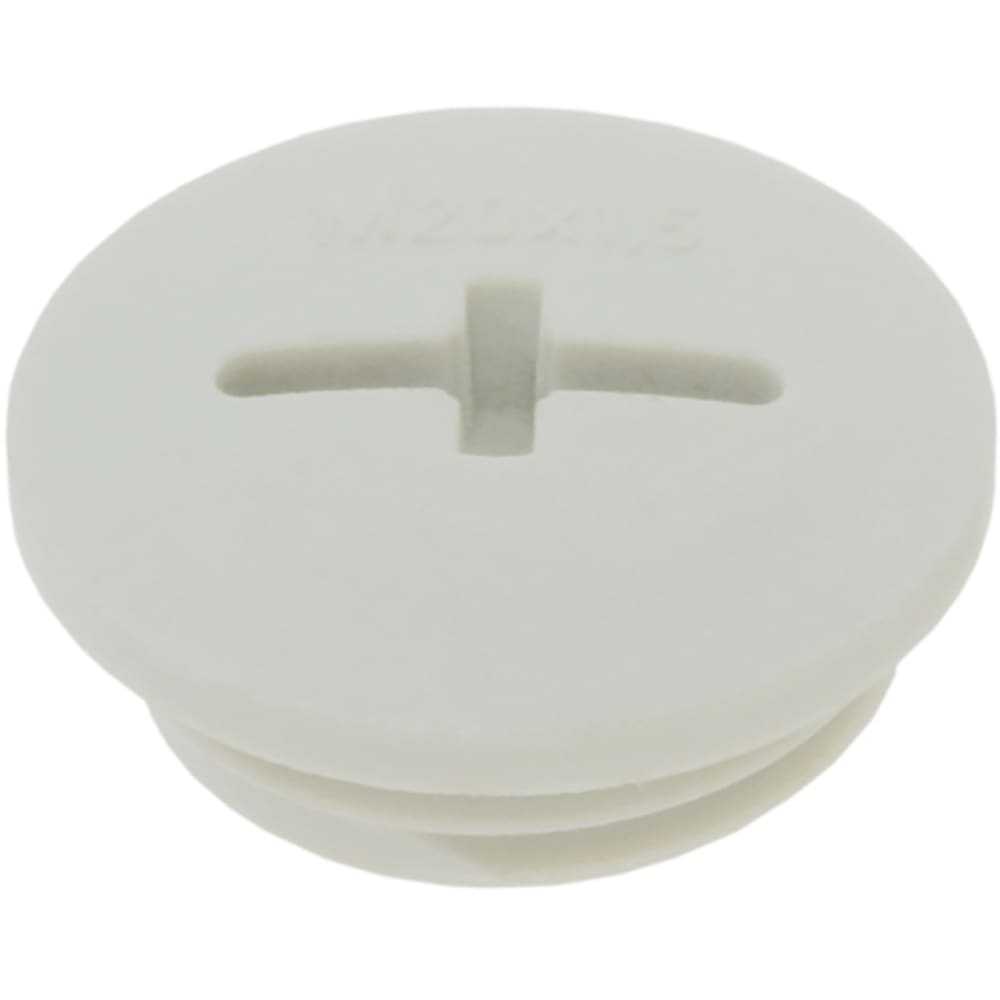 Lapp Group - 52006149 - Hole Plug, BLK-GL-M, W/Oring, Silver Gray 