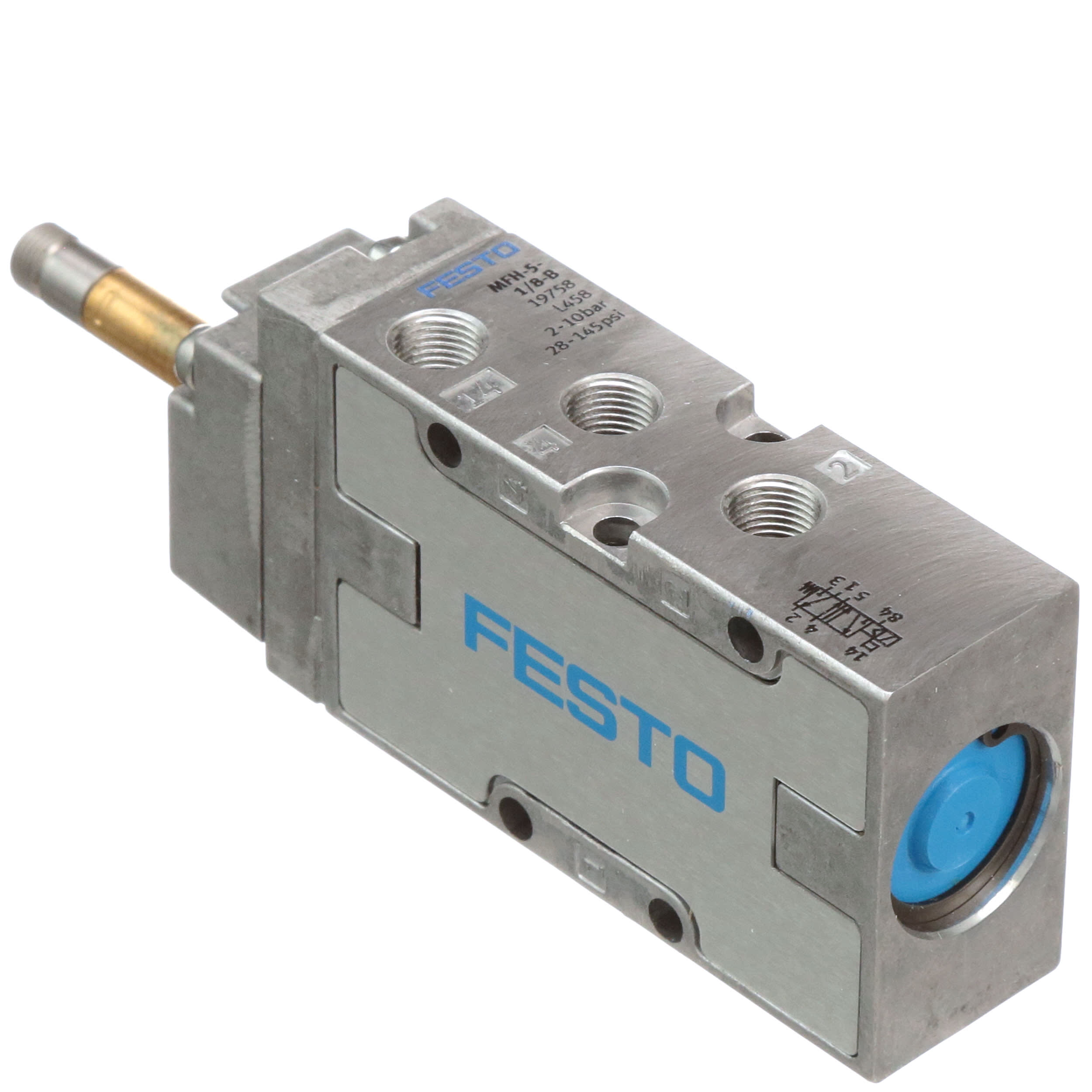 Festo - MFH-5-1/8-B - Solenoid Valve, 5/2 Monostable Mec Spr, Int Pilot ...