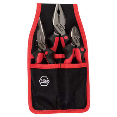 Wiha Tools - 30993 - Tool Set; Linemans & Long Nose Pliers; Diagonal ...