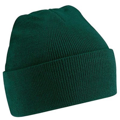 green woolen cap