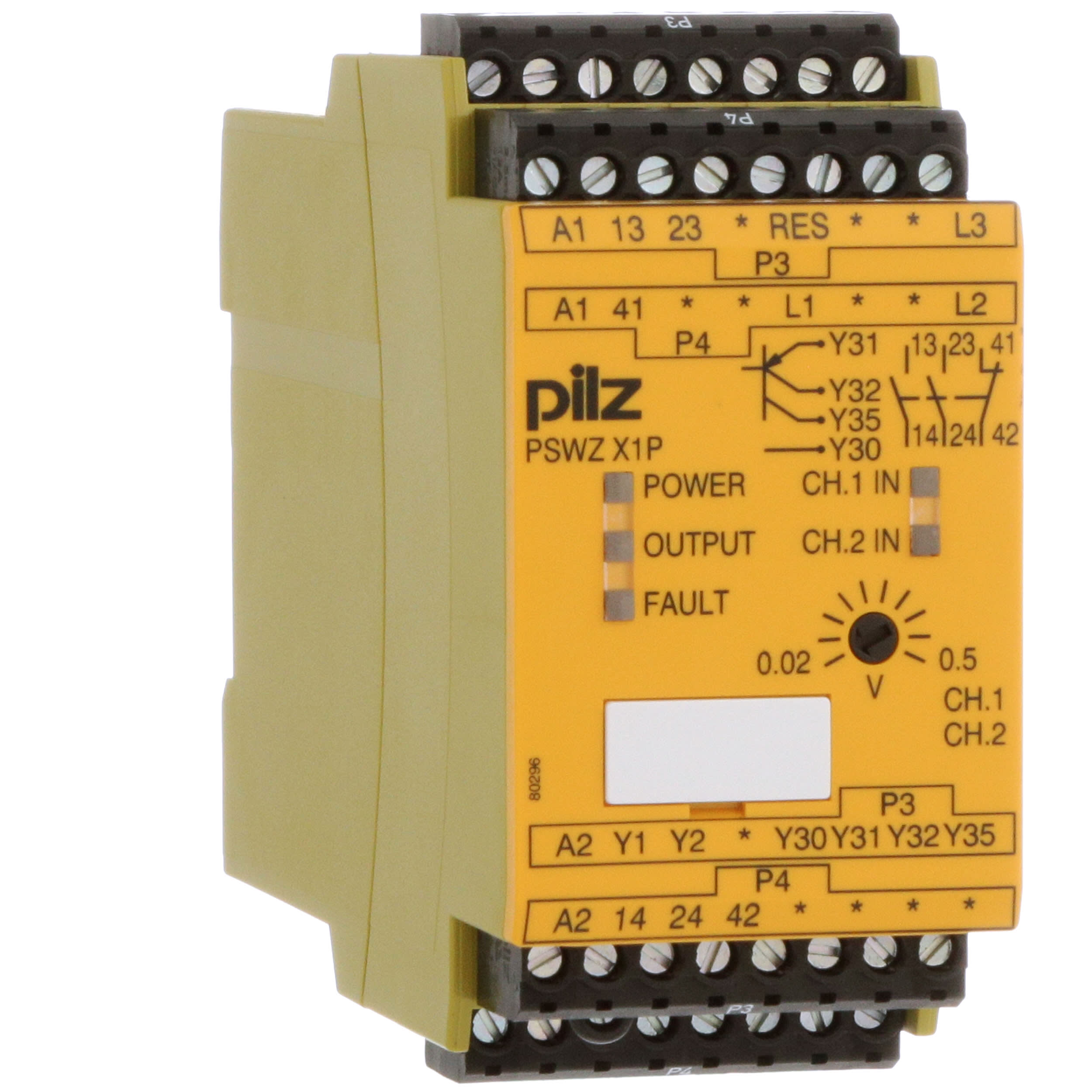 PSWZ X1P 0,5V/24-240VACDC 2N/O 1N/C 2SO