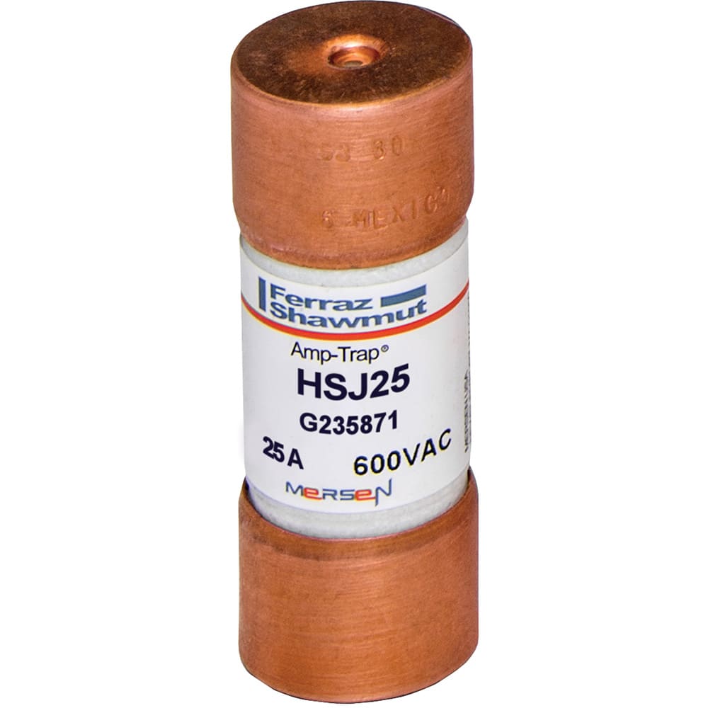 Mersen HSJ25 Fuse, High Speed, Class J, I.R. 200kA AC/100kA DC
