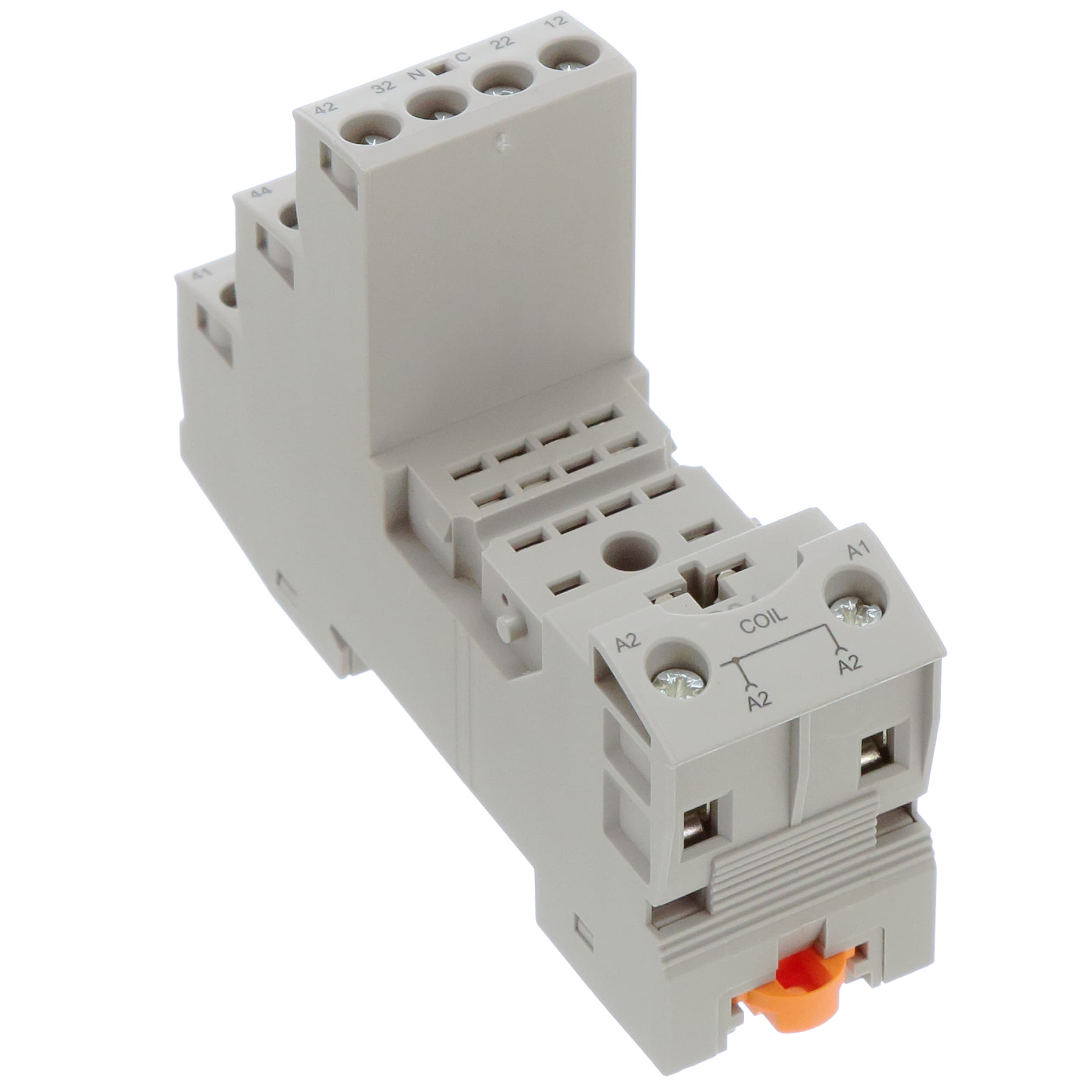 Phoenix Contact - 2900932 - Relay base, screw terminals, for DPDT 