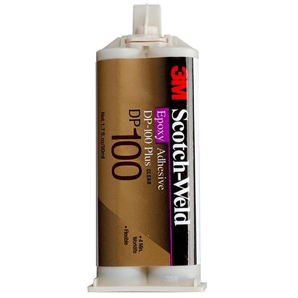 3M Scotch-Weld Two-Part Epoxy Adhesives, DP100, 1.7 oz, Dou-Pak