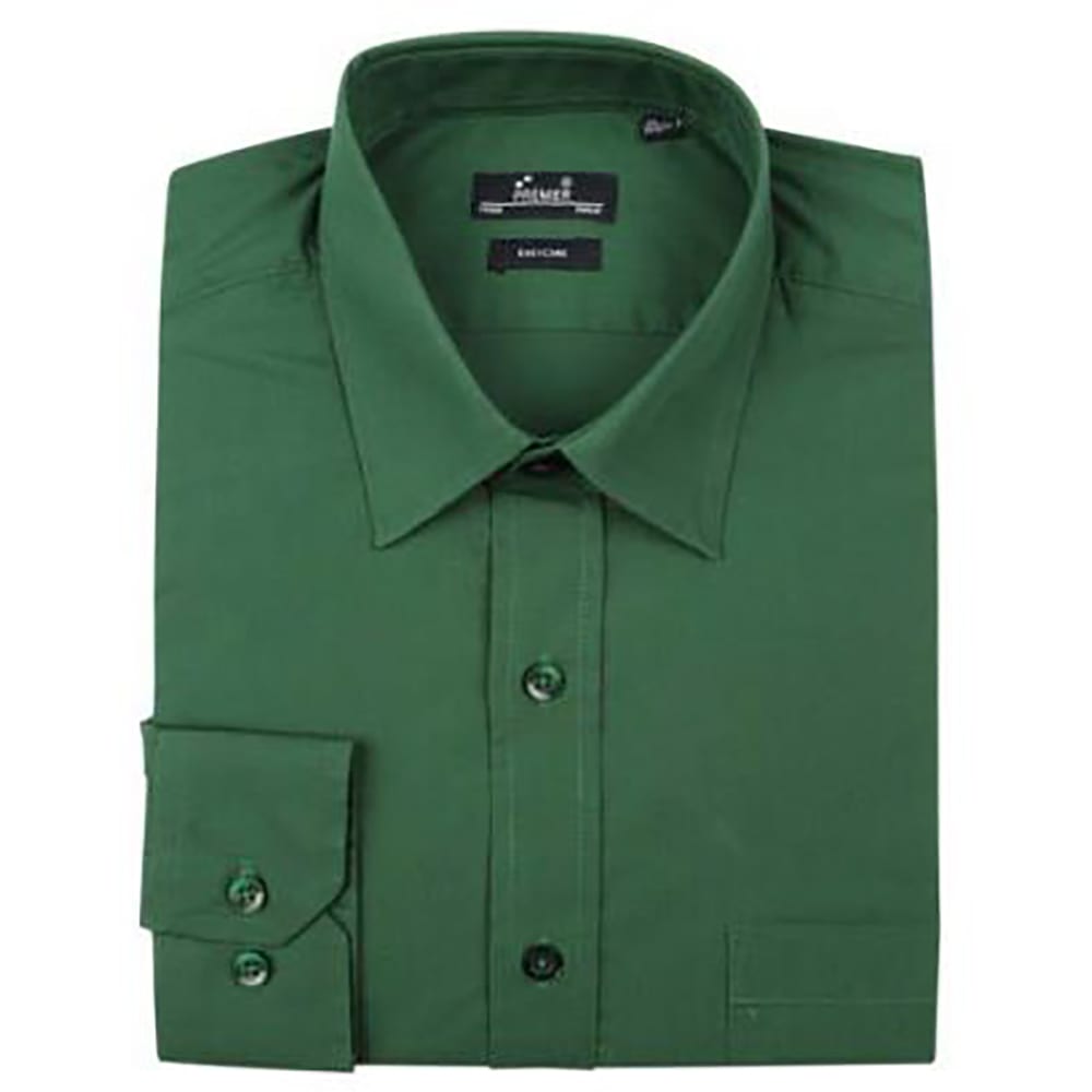 RS PRO - 1370481 - Mens Long Sleeve Shirt Green / 17.0 - RS