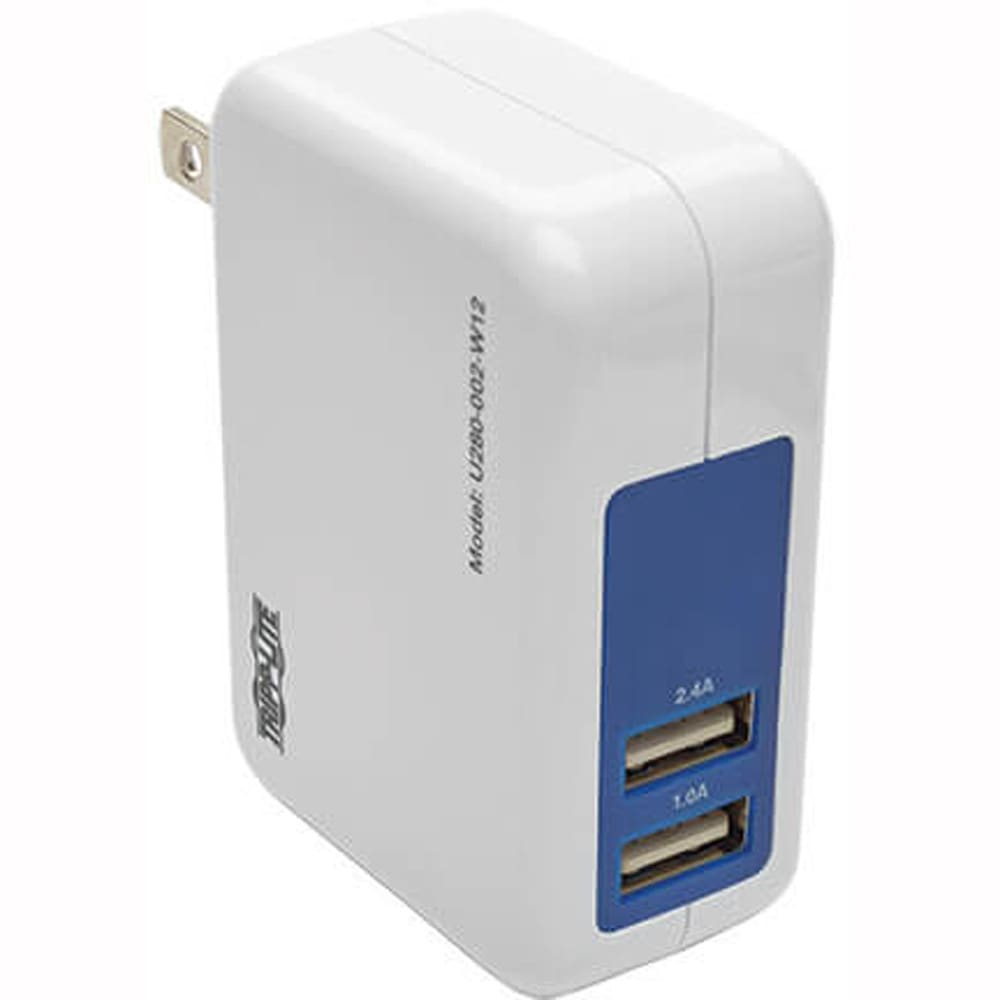 Tripp Lite USB Car Charger Dual Port 30W USB-A & USB C w Coiled