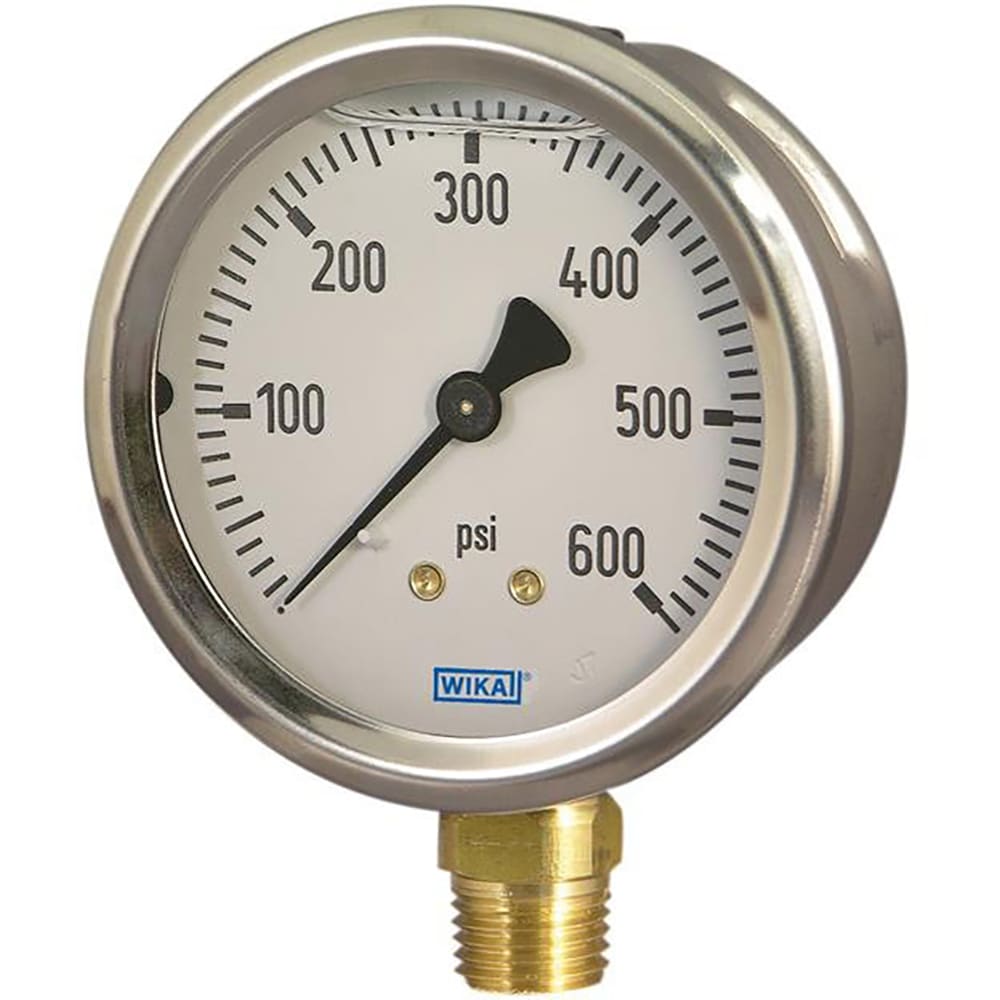 Wika Instruments - 50695916 - Pressure gauge;analog;lower mount;213.53 ...