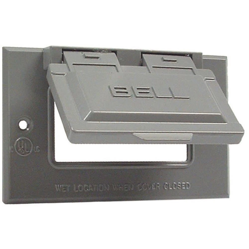 Bell Single Gang Vertical Mount Die-Cast Metal Bronze Weatherproof