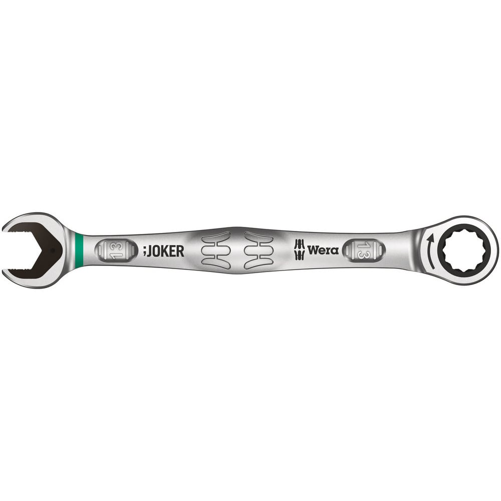 Wera Tools 05073273001 Ratchet, 6000 Joker, Combination Wrenches,  Anti-Slip, Metal Plate Jaw, 13 x 177mm