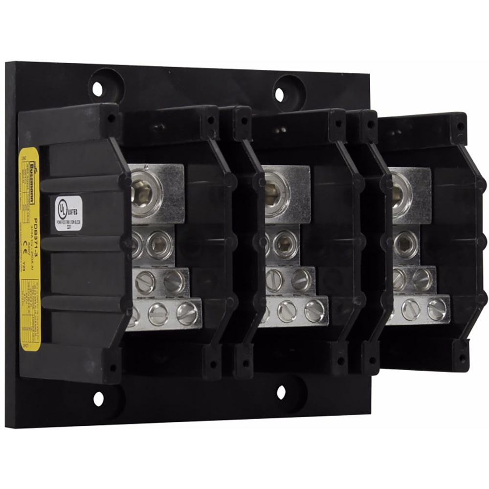 Bussmann By Eaton - PDB371-3 - Power Distribution Block;3 Pole;200kA ...