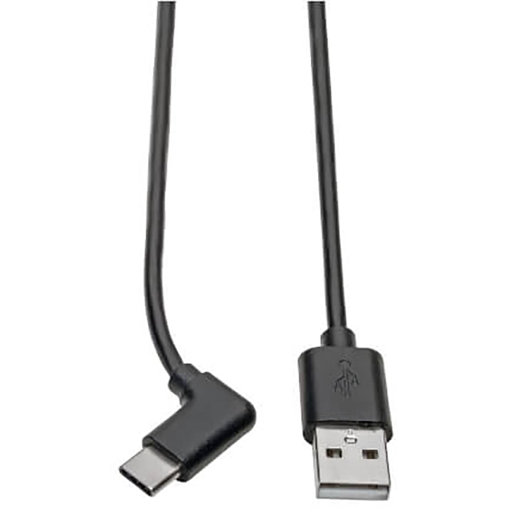 Tripp Lite USB C to USB-A Cable Right Angle 3.1 5 Gbps USB Type C M/F 6in -  U428-06N-F-CRA - USB Cables 