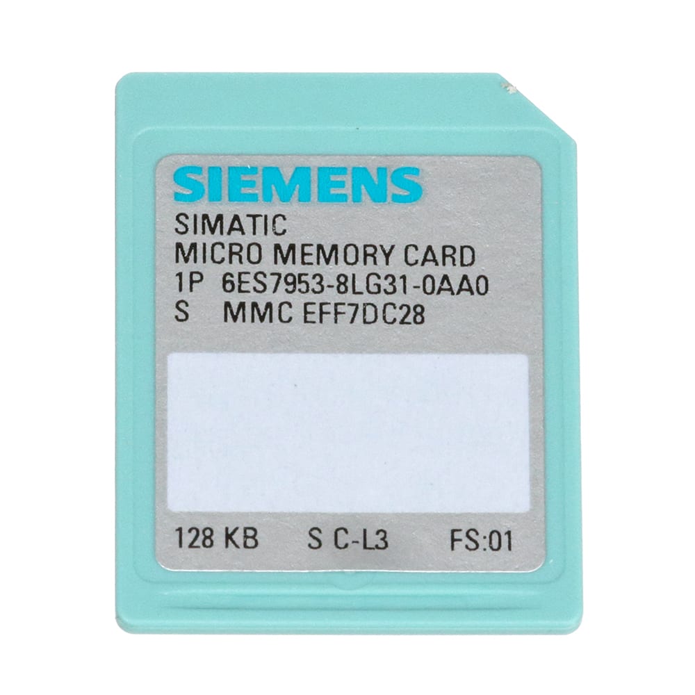 Siemens - 6ES79538LG310AA0 - Micro Memory Card 128 kB for Program