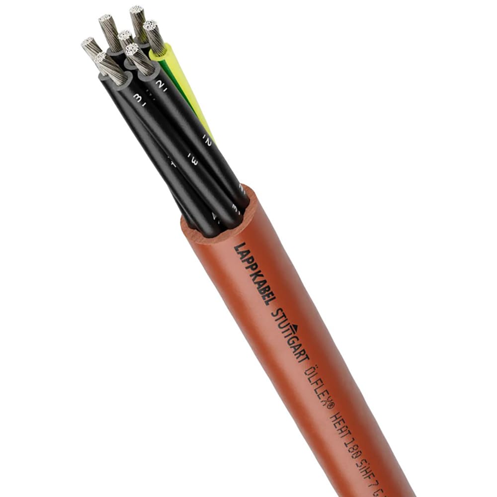 Lapp Group 0046041 High Temp Cable, Flexible, OLFLEX HEAT 180 SiHF, 16 AWG/20C, 500V, CE RS