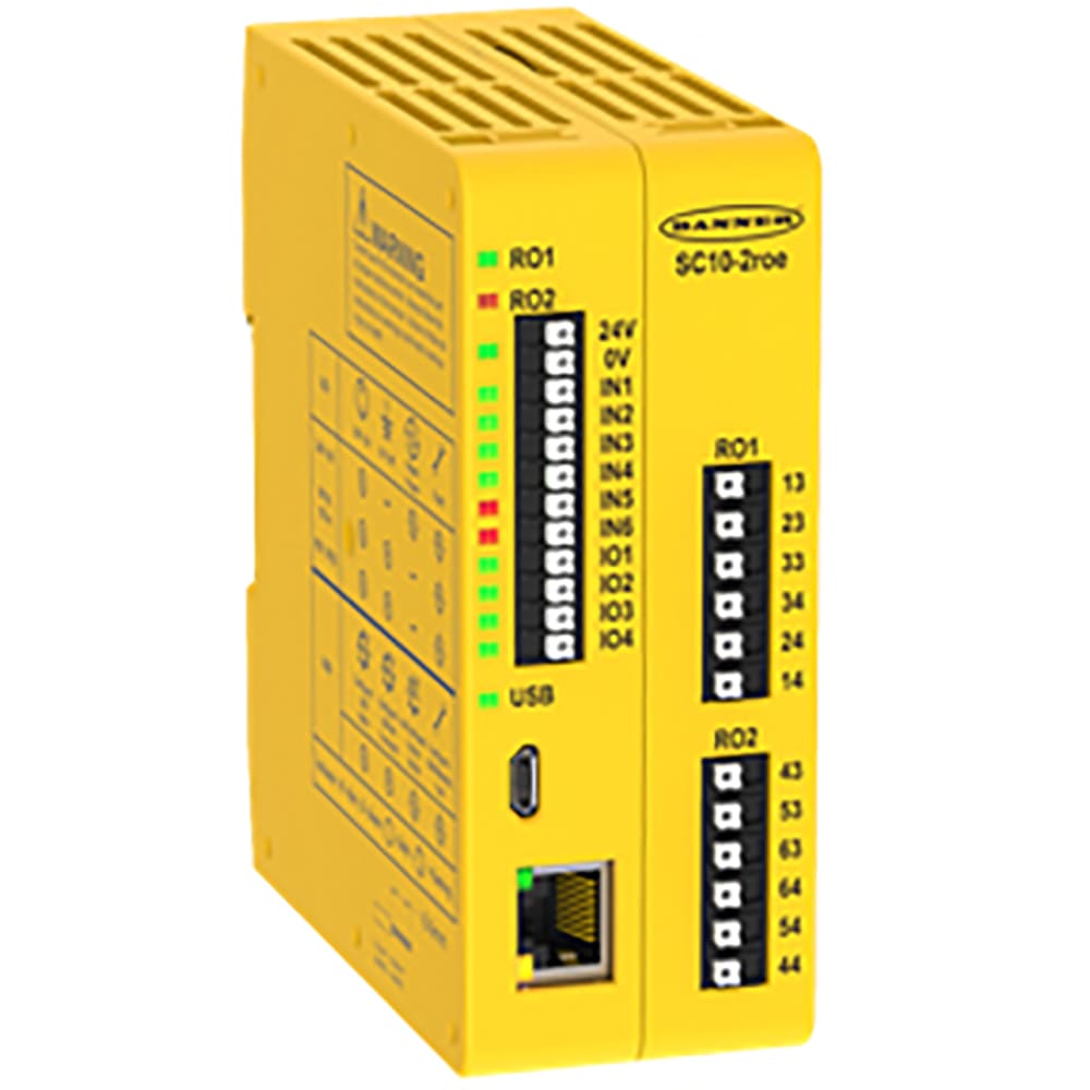 Banner Engineering - SC10-2ROE - Safety Controller, 10 Inputs 2 ...