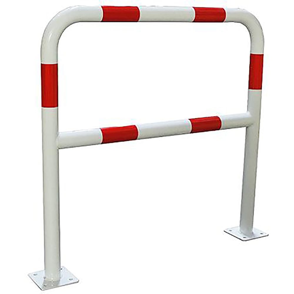 RS PRO - 1252177 - Red White Steel Safety Barrier With Red Adhesive ...