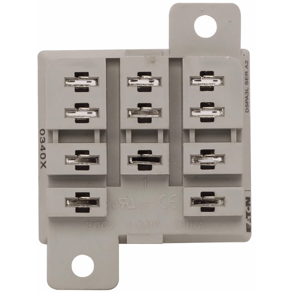 Eaton Cutler Hammer D5PA3L Panel Mount Socket For D5 Relays RS