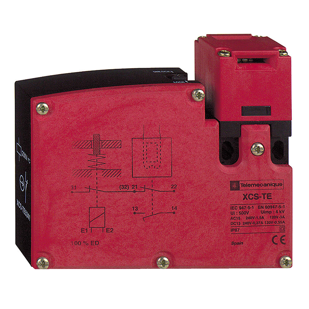 Telemecanique Sensors XCSTE7512 SAFETY INTERLOCK 240VAC 5AMP T XCS