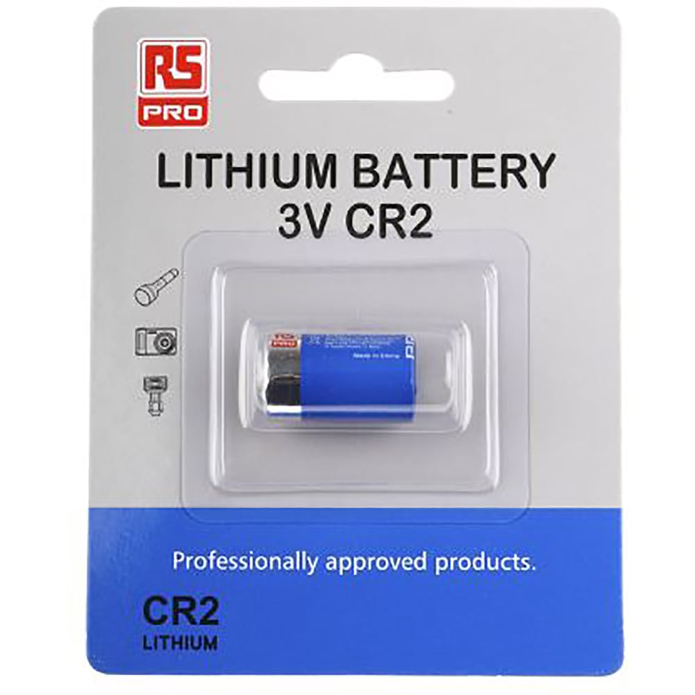 RS PRO  RS PRO Lithium Manganese Dioxide 3V, CR123A Camera