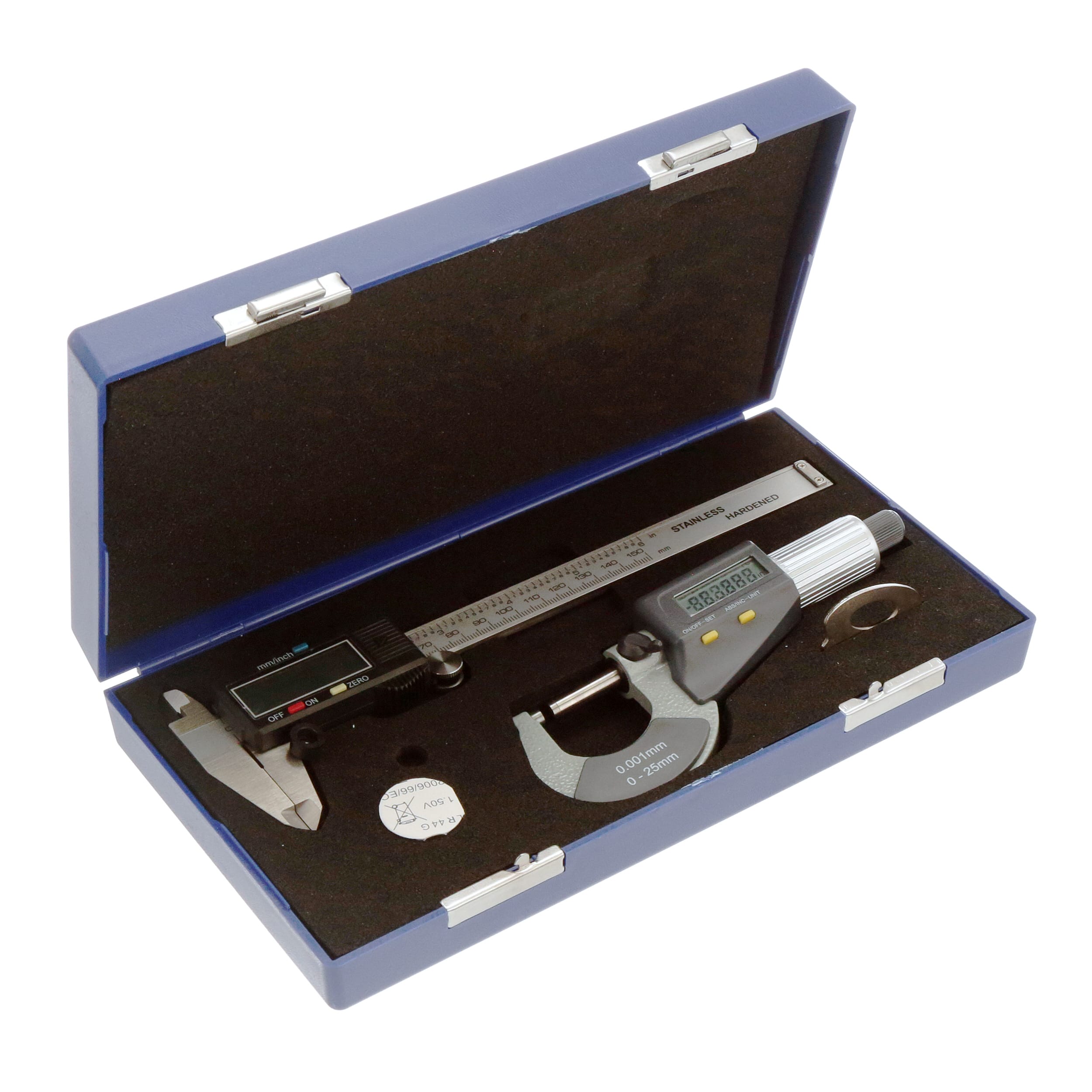 Rs Pro - 8412521 - Digital Caliper And Micrometer Set Imperial, Metric 