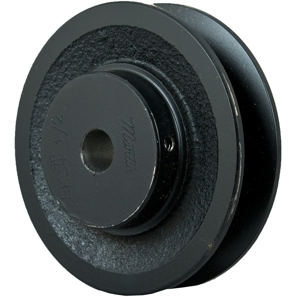 Martin Sprocket & Gear BK52 1/2 FHP Sheave, VBelt Pulley, 1 Groove, A, B, 4L, 5L Belt, 1