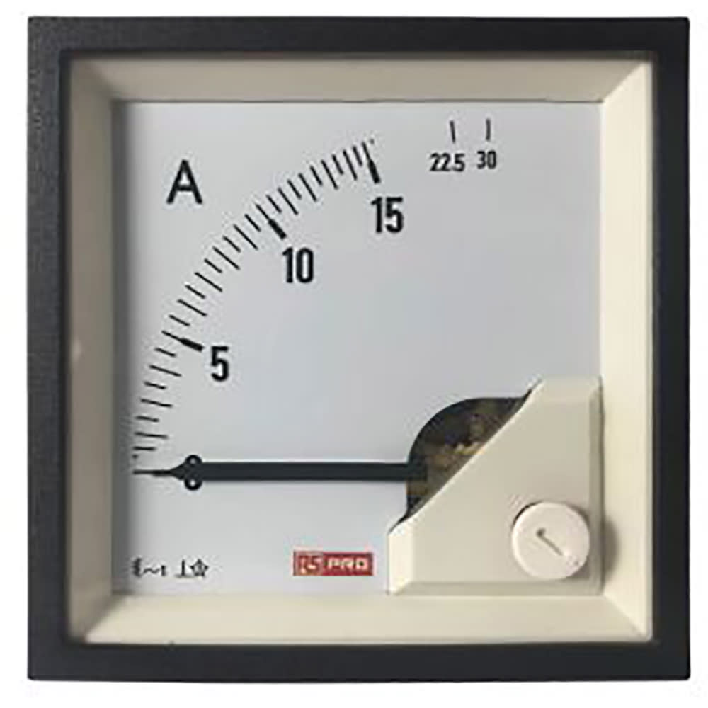 RS PRO - 1862448 - AC Ammeter Input 0-15/30A Direct RS PRO - 1862448 - AC Ammeter Input 0-15/30A Direct