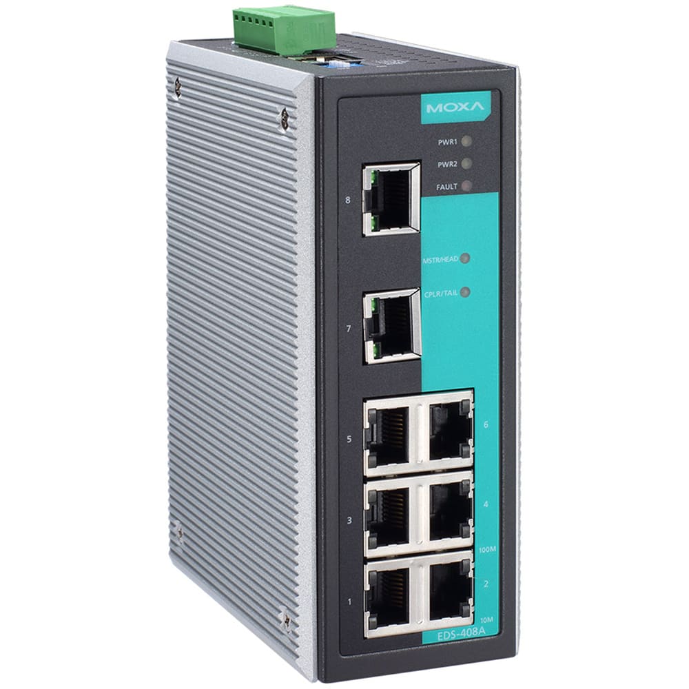 MOXA EDS-408A-MM-ST - 8 Ports Entry Level Managed Ethernet Switch