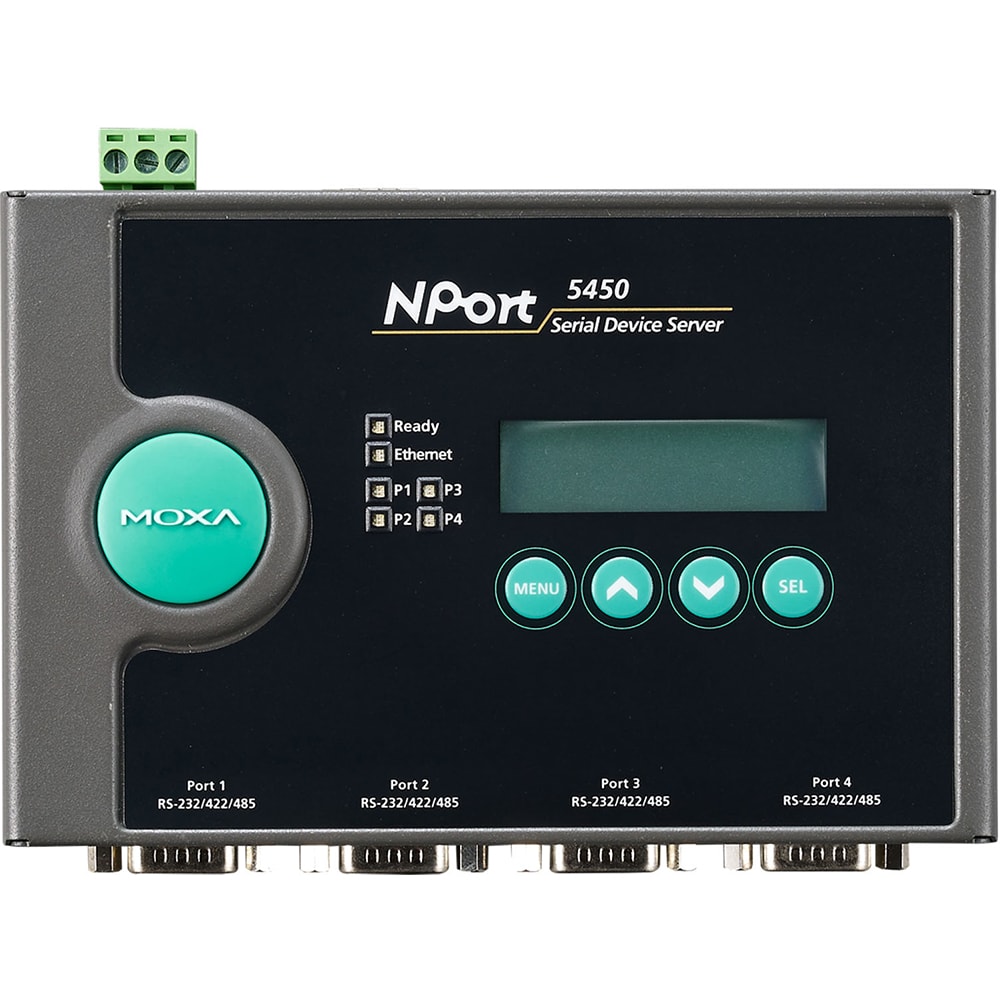 MOXA 高機能 2ポート RS-232 シリアルデバイス・サーバ NPort 5210A