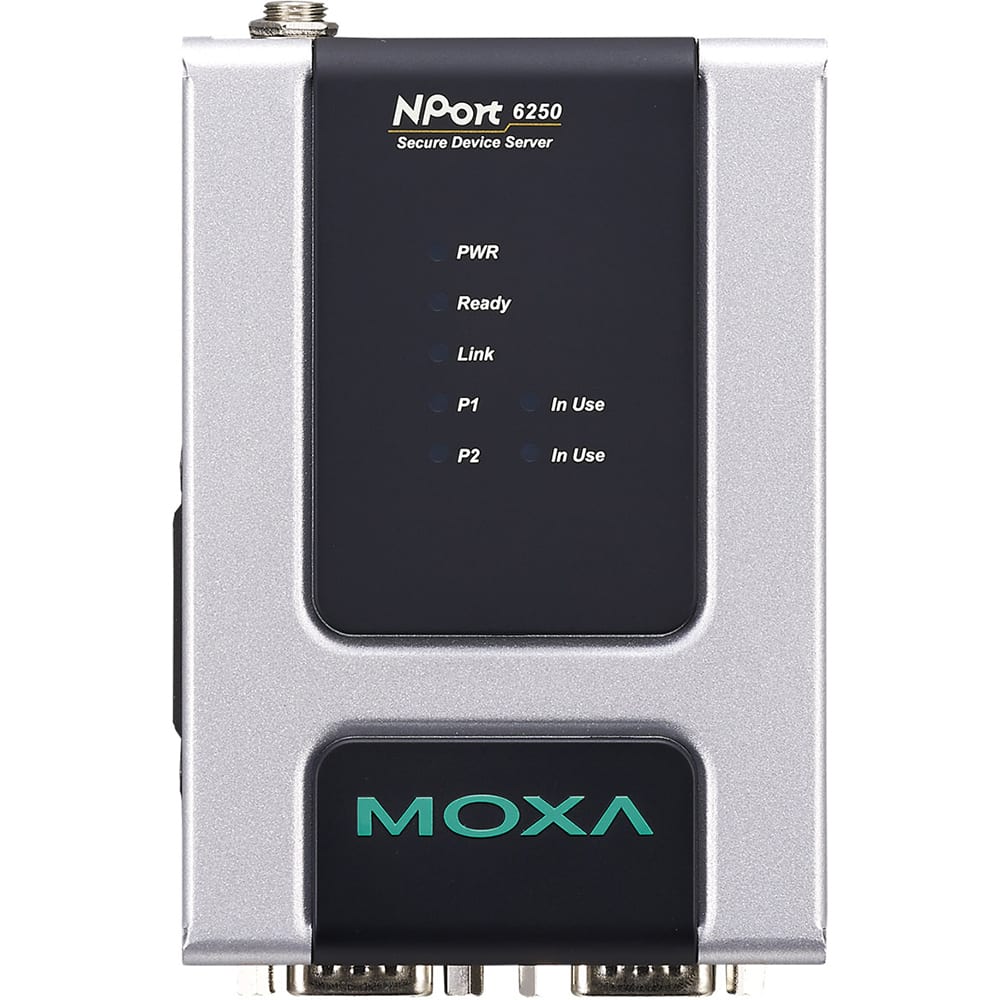 Moxa - NPort 6250-T - 2-Port Terminal Server, 10/100M Ethernet