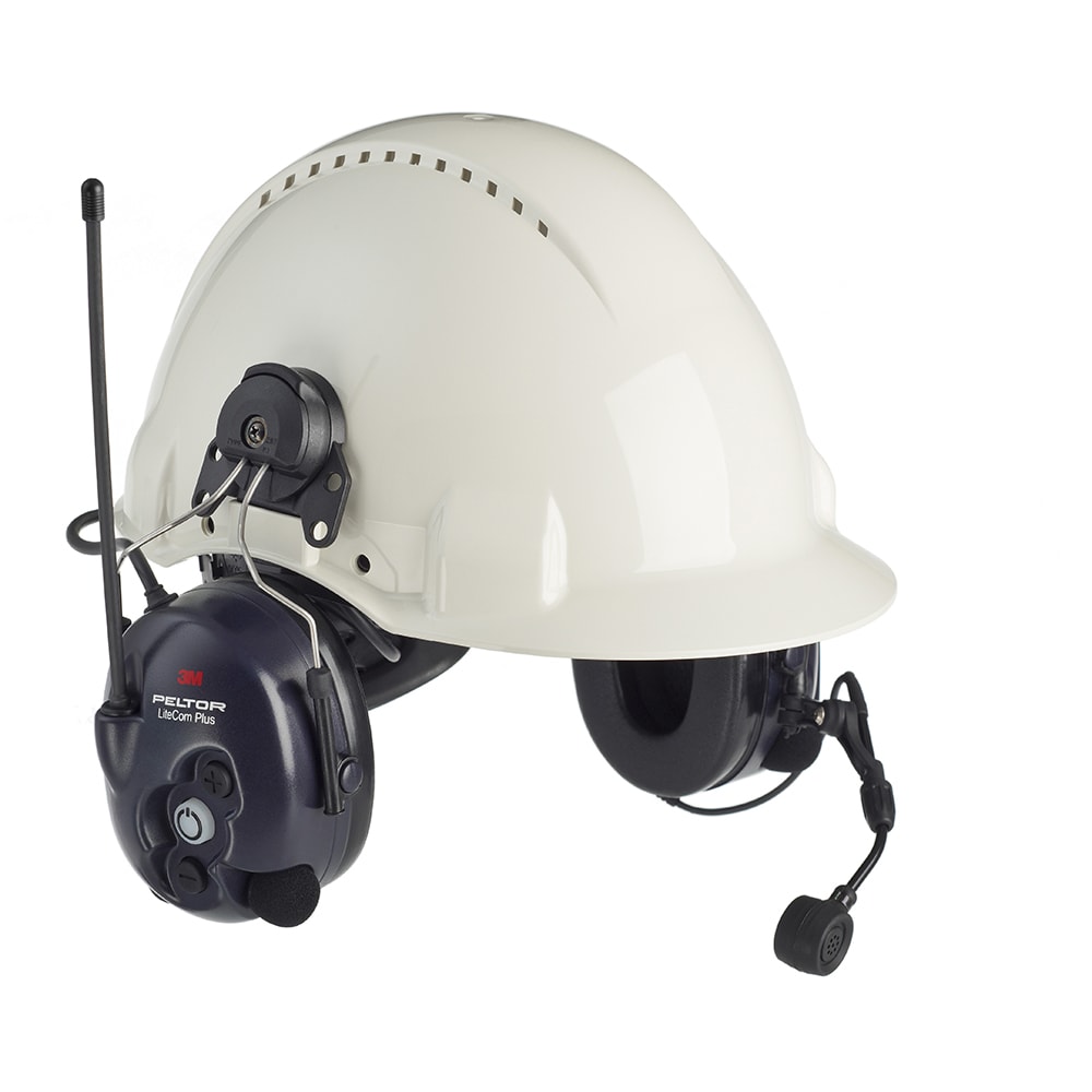 3M PELTOR WS LiteCom PRO III Headset Hard Hat Attached Intrinsically Safe MT73H7P3E4D10NA-50 - 2