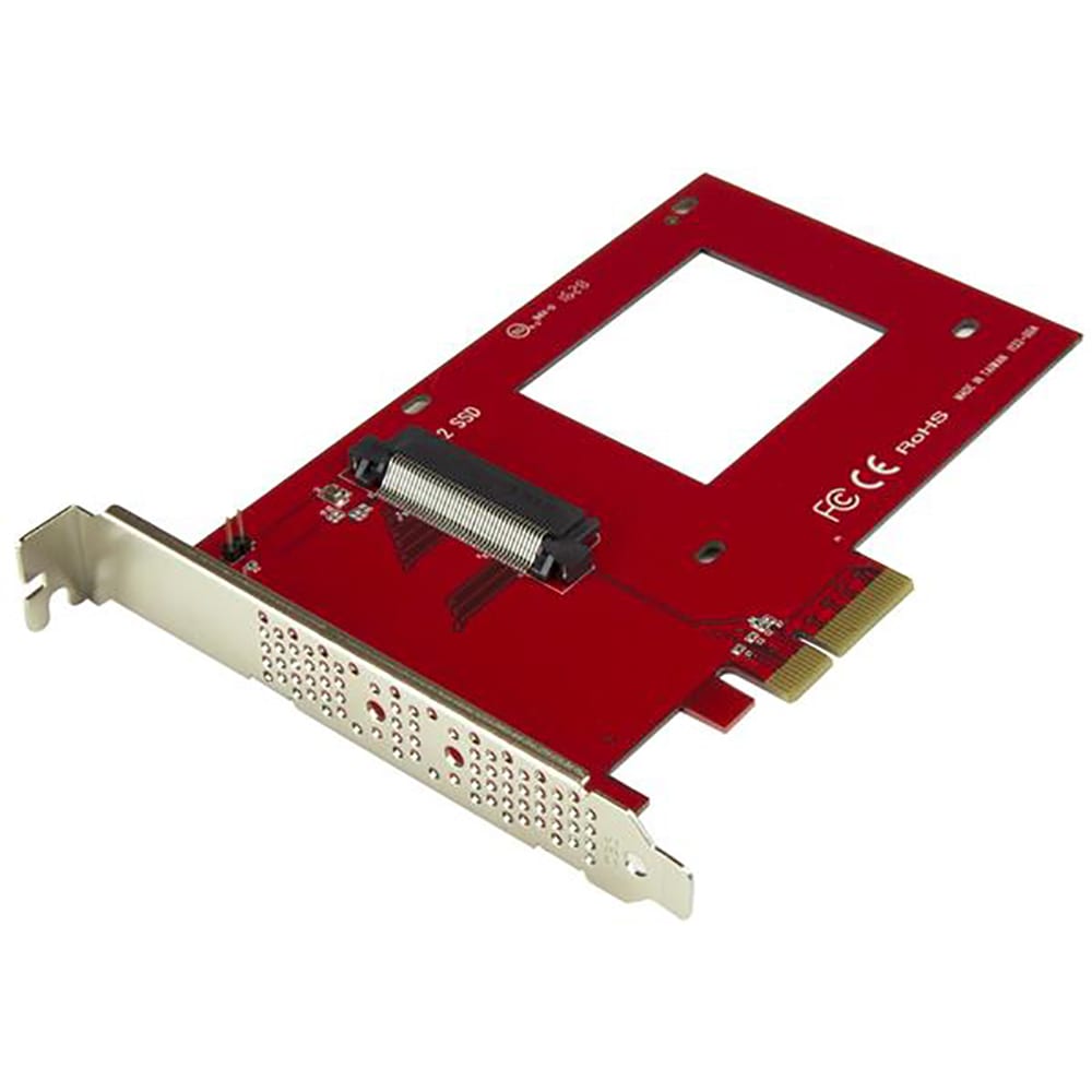 U.2 (SFF-8643) to M.2 PCI Express 4.0 x4 Host Adapter Card for 2.5 U.2  NVMe SSD