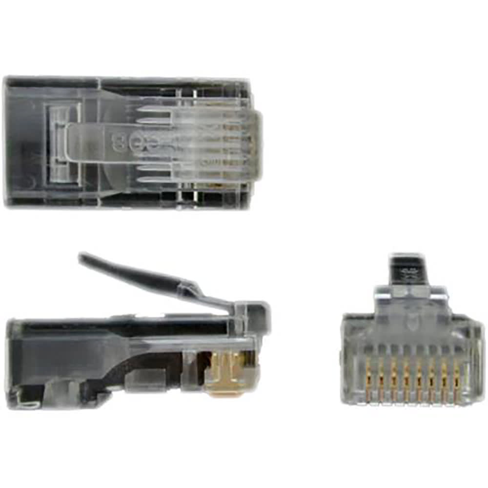 StarTech.com CRJ45SOL50PK Cat 5e RJ45 Solid Modular Plug Connector - 50 Pack