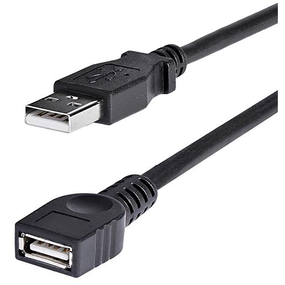 StarTech.com 6 ft. (1.8 m) Left Angle Mini USB Cable - USB 2.0  A to Left Angle Mini B - Black - Mini USB Cable (USB2HABM6LA) : Electronics