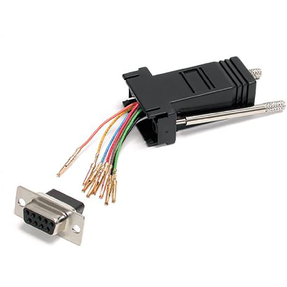 StarTech.com - GC98FF - DB9 to RJ45 Modular Adapter - F/F - Serial ...