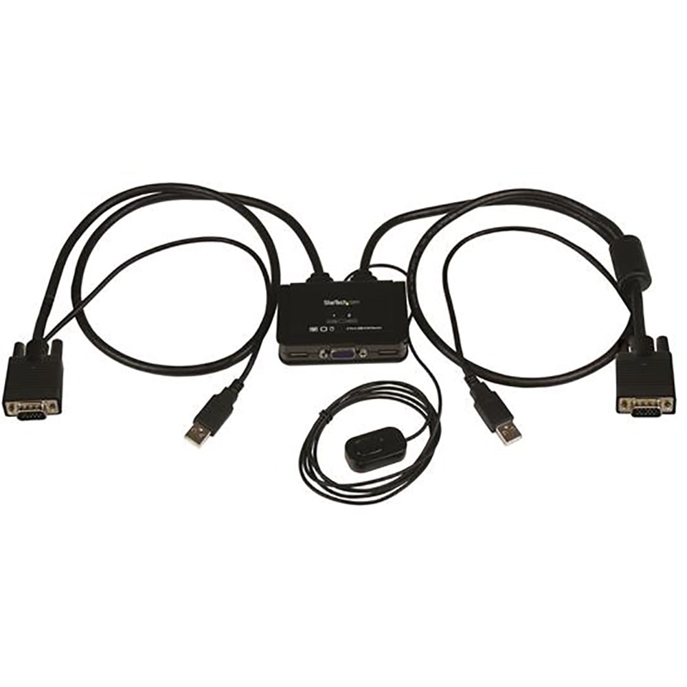 StarTech.com - SV211USB - 2 Port USB VGA Cable KVM Switch - USB