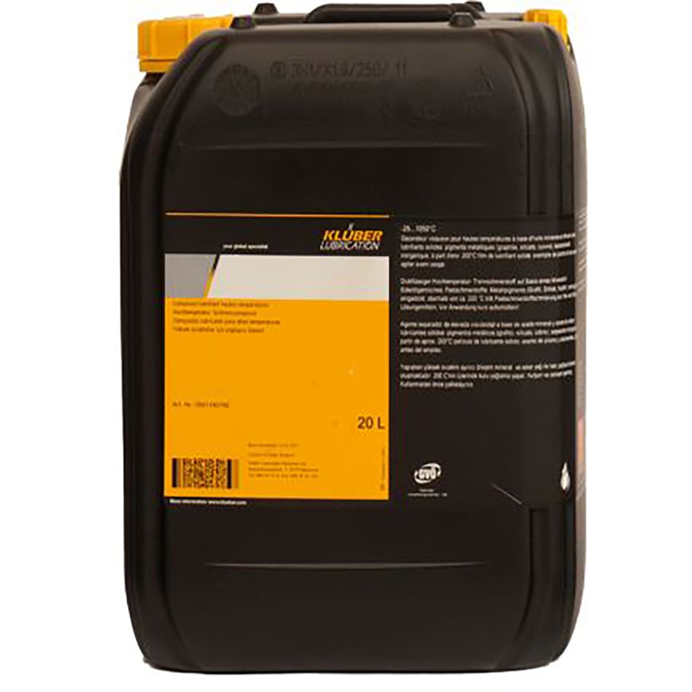 Kluber Lubrication 0290380766 H1 Food Grade Synthetic Hydrocarbon Gear Oil, 20 L Pail, UH1