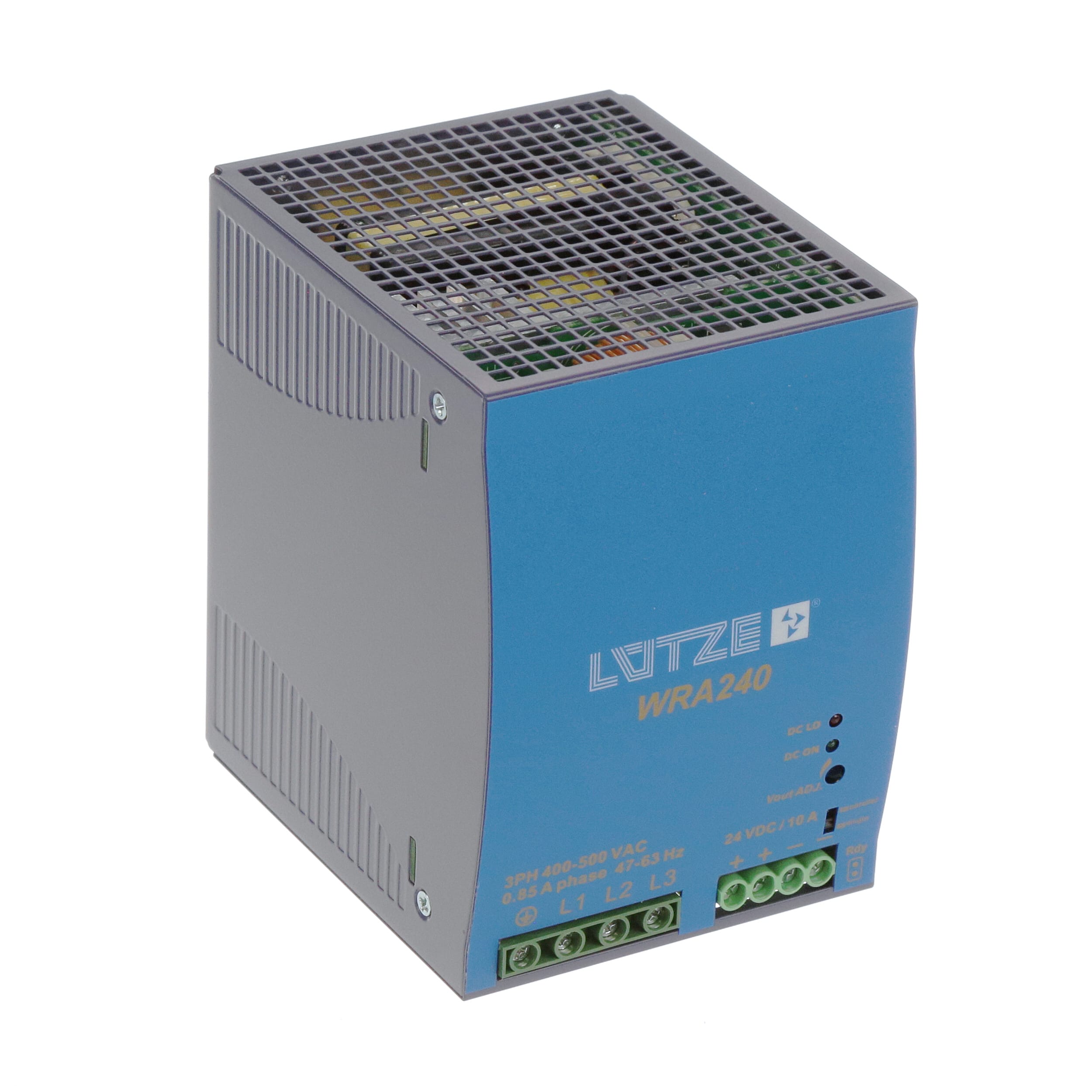 LUTZE Inc. - 722804 - Power Supply, WRA240-24, 3-Phase 240W, 24V 