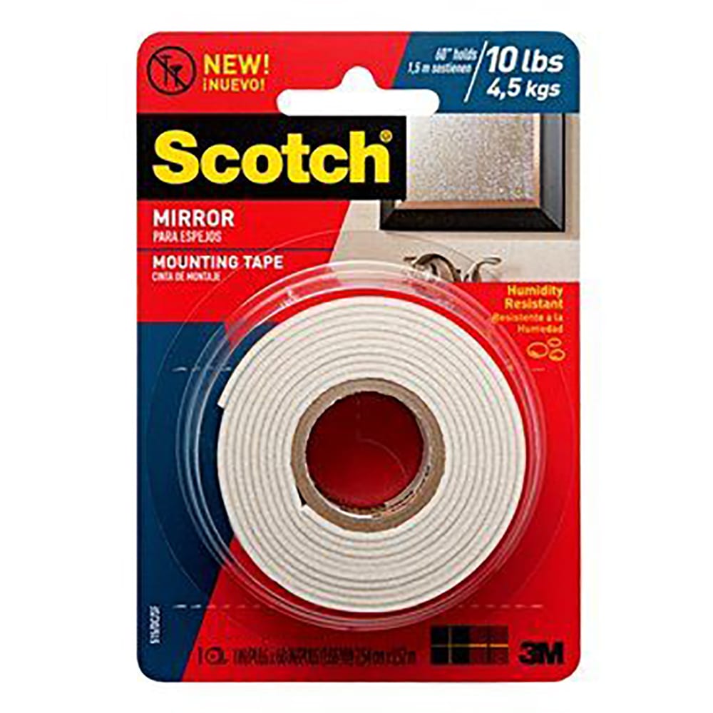 Scotch Solvent Resistant Masking Tape 226 Black, 1 in x 60 yd 10.6 Mil