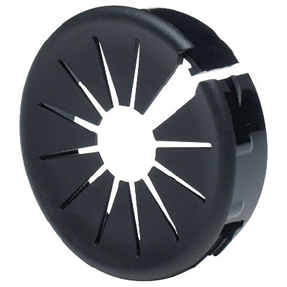 Heyco 2119SP Universal Bushing, Nylon 6/6, Black, Mounting Hole