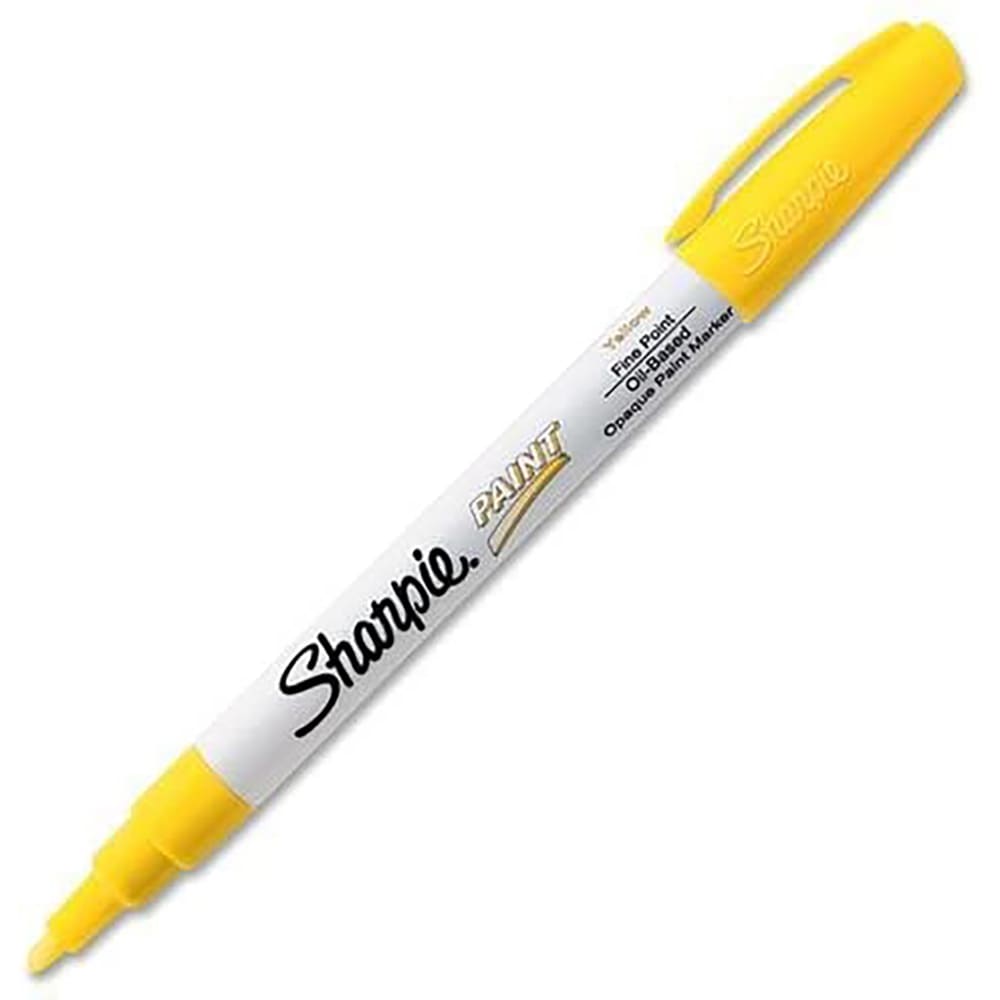 Sharpie Oil-Based Paint Marker, Extra Fine Point, Yellow | Singles