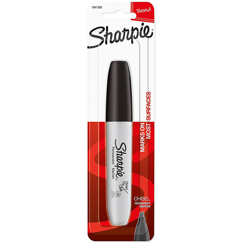 Sharpie Permanent Marker - Chisel Tip - Red