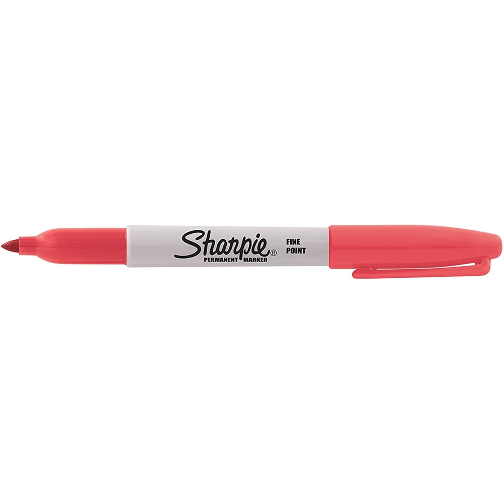 Sharpie Sharpie Ultra Fine Permanent Marker, Red (Sharpie 37002)
