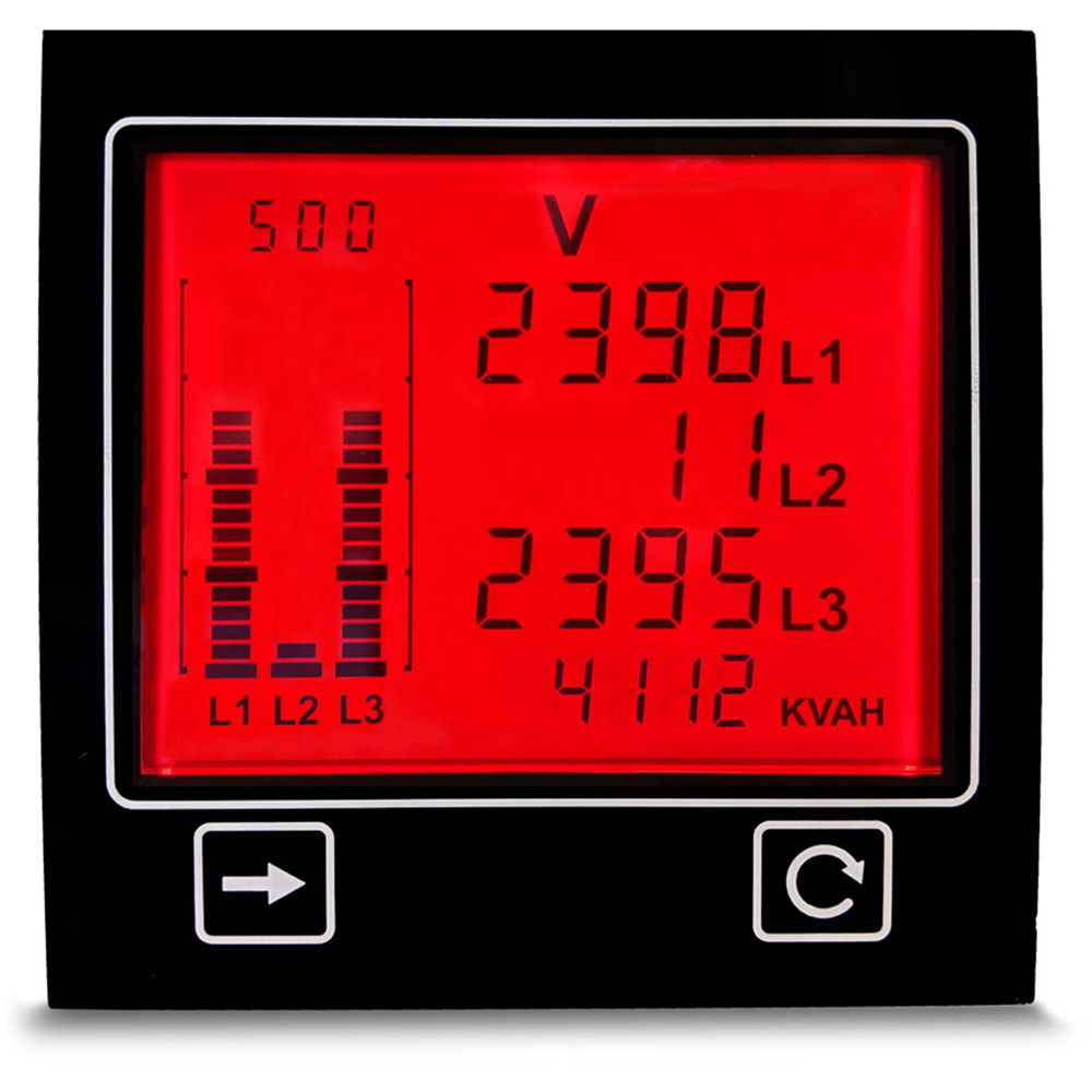 Trumeter APM PWR APO Panel Meter for single phase split phase