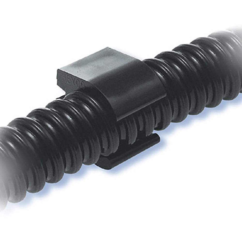 Heyco - 1025 - Mounting Brackets, Nylon 6/6, Black, Size
