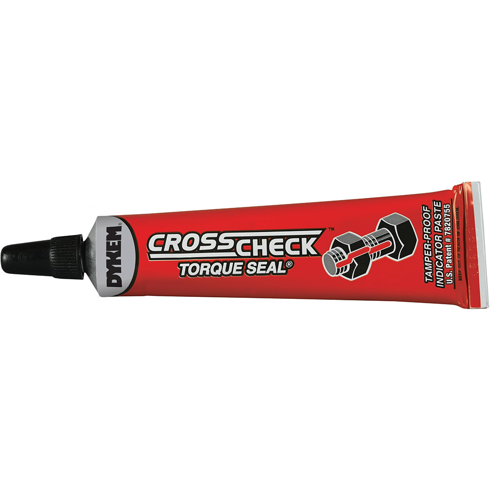 DYKEM Cross-Check - Tamperproof Marker / Torque Seal - 1 oz Tube (2 Pack,  Red) 