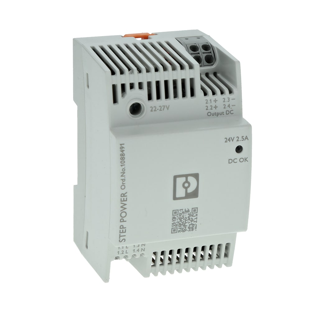 Phoenix Contact - 1088491 - Power Supply,AC-DC,STEP SERIES,STEP3-PS/1AC ...