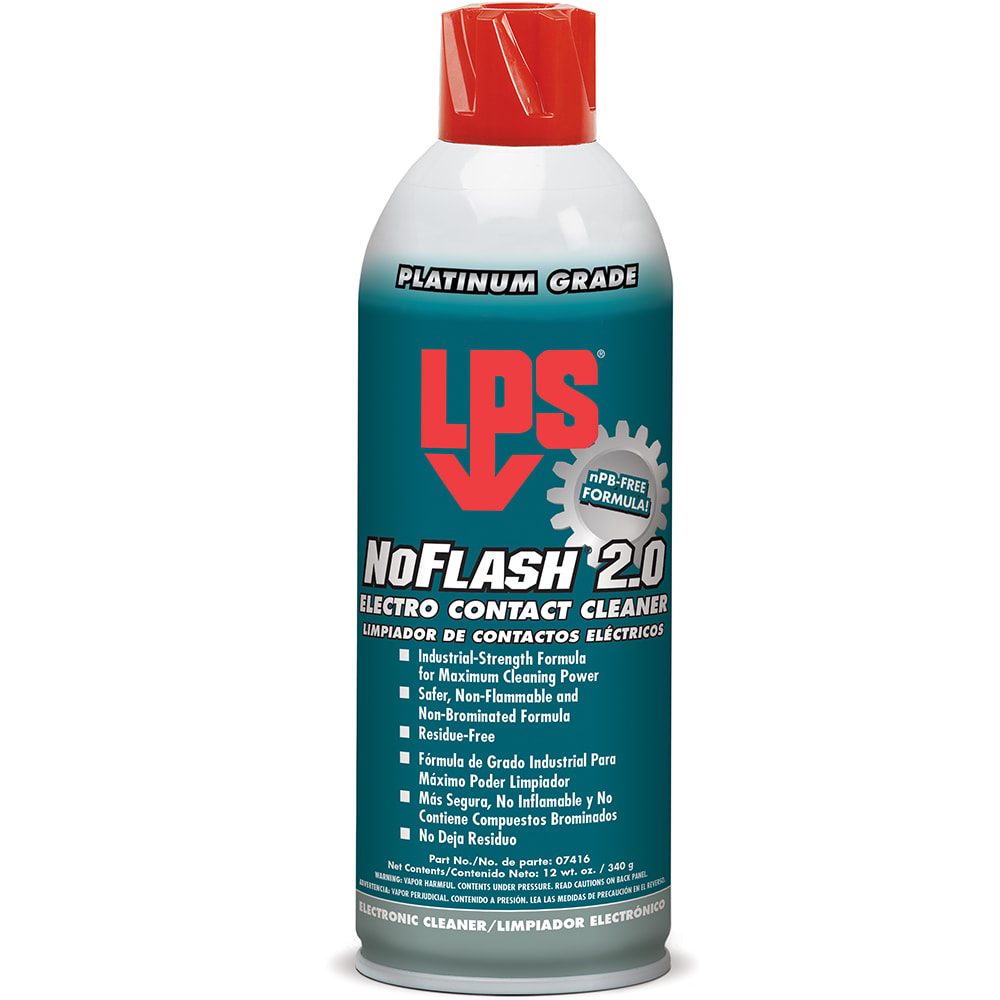 LPS - 07416 - limpiador electrónico, limpiador del contacto del electro, 12  aerosol de la onza, serie 2.0 de NoFlash - RS