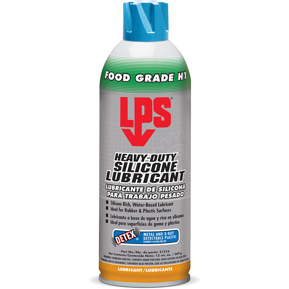 LPS 51516 Lubricant, HeavyDuty Silicone with DETEX, H1 Food Grade